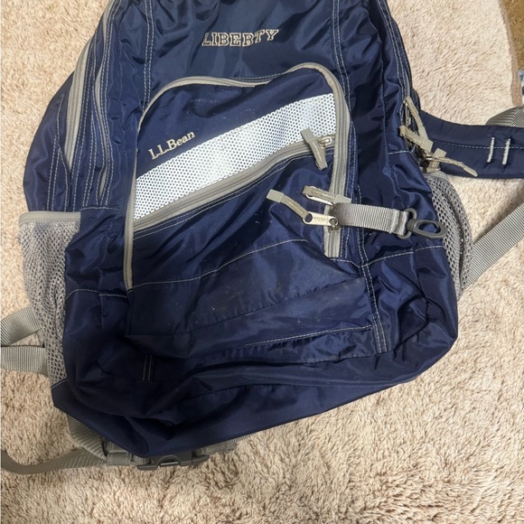 L.L. Bean Navy Blue Backpack - Picture 1 of 1